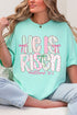 Lace & Bloom He Is Risen Comfort Colors Adult Ring-Spun Cotton Tee