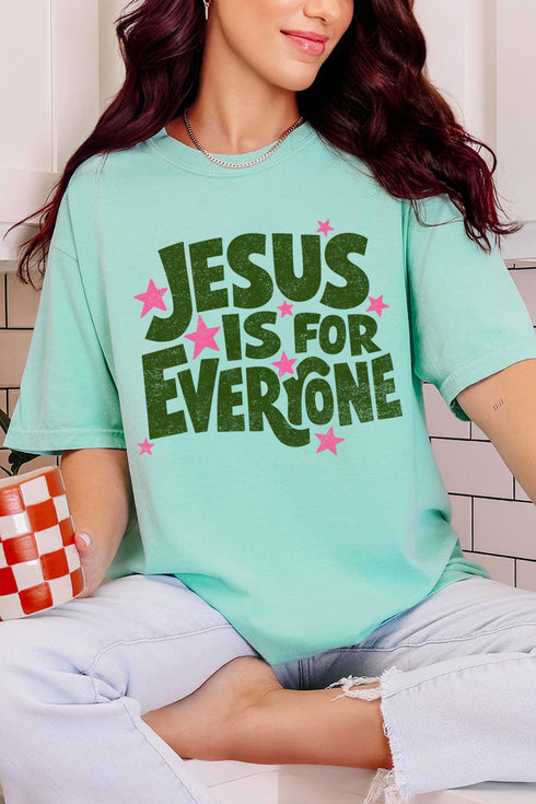 Jesus Is For Everyone Comfort Colors Adult Ring-Spun Cotton Tee