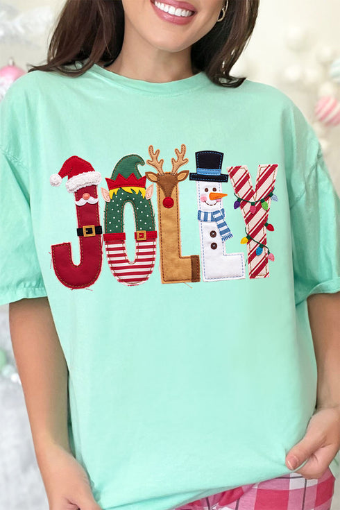 Christmas Characters Jolly Comfort Colors Adult Ring-Spun Cotton Tee