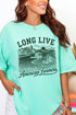 Long Live American Farmers Comfort Colors Adult Ring-Spun Cotton Tee