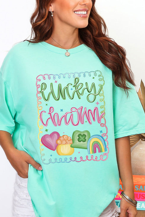 Lucky And Cute Comfort Colors Adult Ring-Spun Cotton Tee
