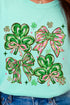 Lucky Luxe Bows Comfort Colors Adult Ring-Spun Cotton Tee
