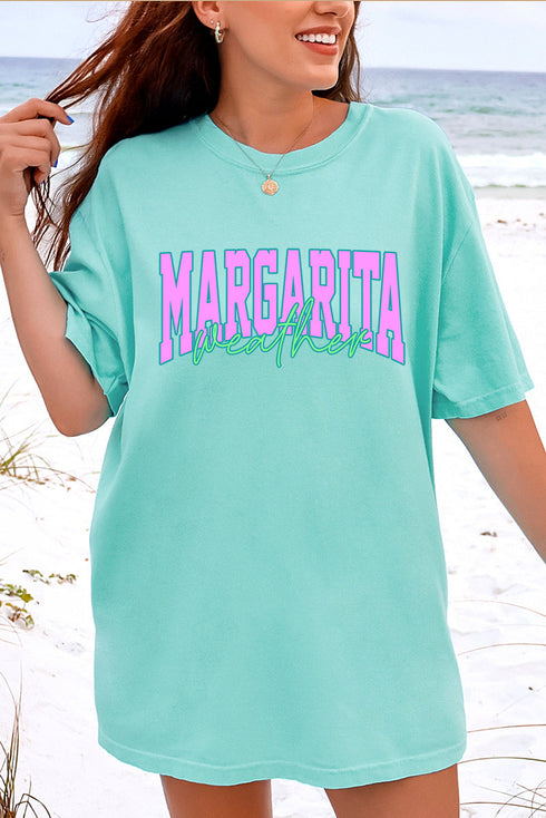 Margarita Weather Color Block Comfort Colors Adult Ring-Spun Cotton Tee