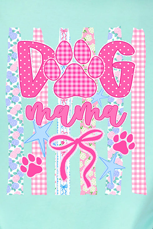 Pawfectly Pink Dog Mama Comfort Colors Adult Ring-Spun Cotton Tee