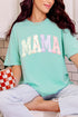 Personalized Soft Stitch Mom Name Comfort Colors Adult Ring-Spun Cotton Tee *Choose Your Name
