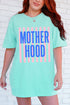 Striped Motherhood Comfort Colors Adult Ring-Spun Cotton Tee