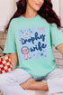 Blue Striped Trophy Wife Comfort Colors Adult Ring-Spun Cotton Tee