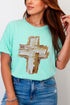 The Painted Gilded Cross Comfort Colors Adult Ring-Spun Cotton Tee