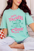Tired Teachers Coffee Club Comfort Colors Adult Ring-Spun Cotton Tee