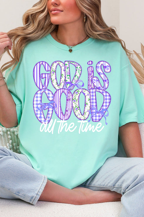 Coquette God Is Good Comfort Colors Adult Ring-Spun Cotton Tee