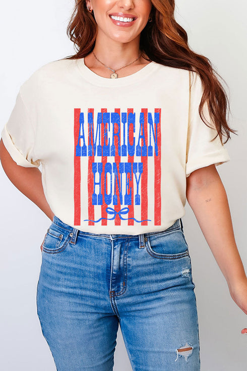 Blue American Honey Energy Comfort Colors Adult Ring-Spun Cotton Tee
