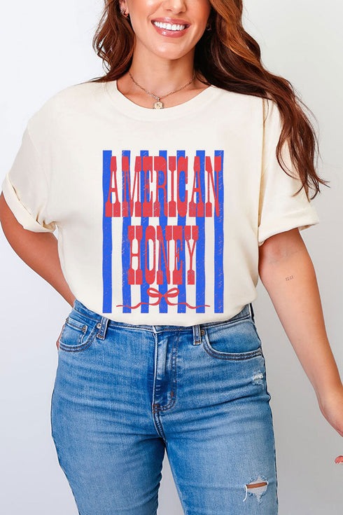Red American Honey Energy Comfort Colors Adult Ring-Spun Cotton Tee