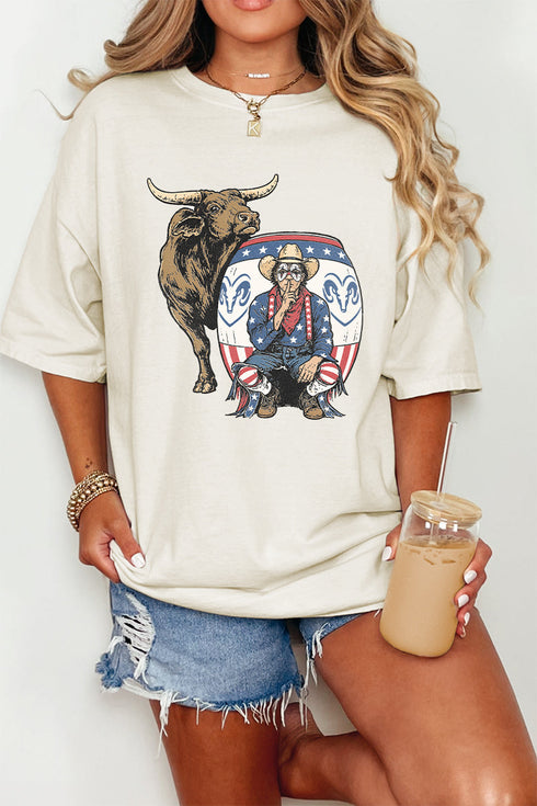 American Rodeo Clown Comfort Colors Adult Ring-Spun Cotton Tee