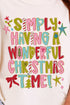 A Wonderful Christmas Time Comfort Colors Adult Ring-Spun Cotton Tee