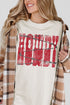 Barbed Wire Howdy Comfort Colors Adult Ring-Spun Cotton Tee