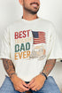 Best Truckin' Dad Ever Comfort Colors Adult Ring-Spun Cotton Tee
