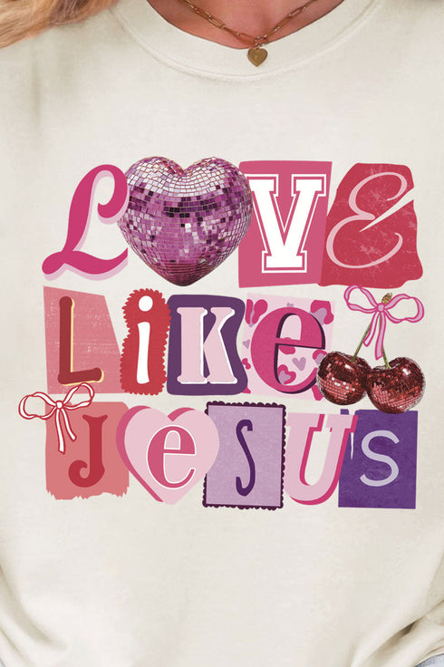 Bold Love Like Jesus Comfort Colors Adult Ring-Spun Cotton Tee