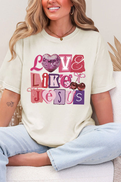 Bold Love Like Jesus Comfort Colors Adult Ring-Spun Cotton Tee
