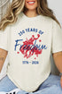 Cowboy 250 Years Of Freedom Comfort Colors Adult Ring-Spun Cotton Tee