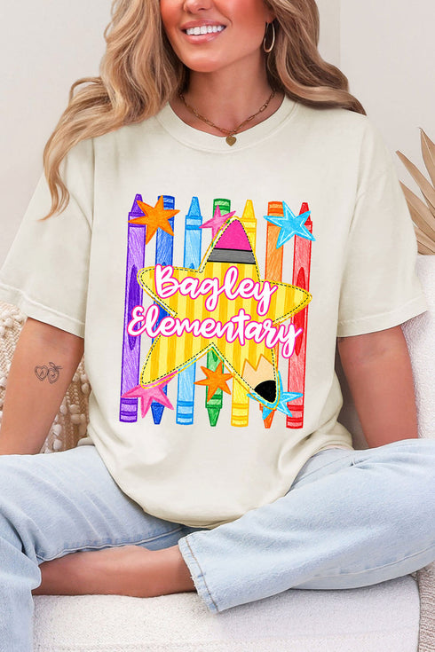 Personalized Color My Classroom Comfort Colors Adult Ring-Spun Cotton Tee