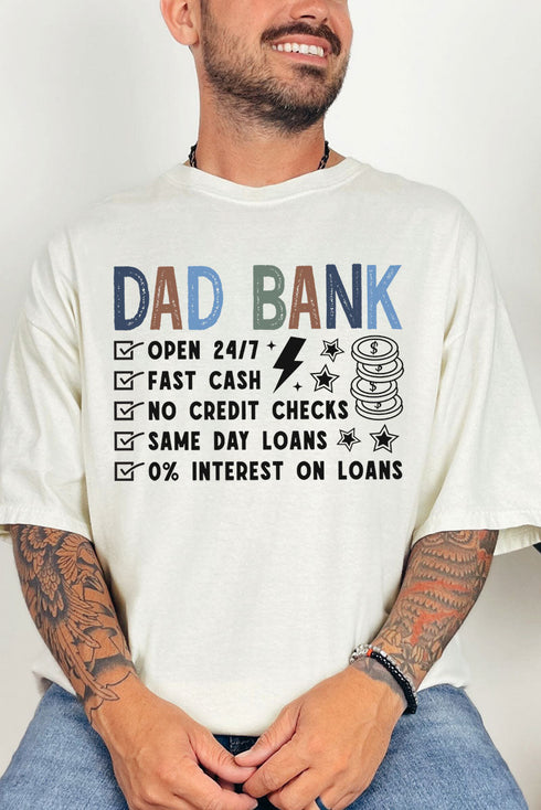 Dad Bank Comfort Colors Adult Ring-Spun Cotton Tee