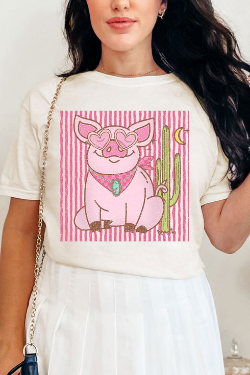 Desert Diva Piggy Comfort Colors Adult Ring-Spun Cotton Tee