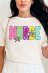Distressed Retro Nurse Comfort Colors Adult Ring-Spun Cotton Tee