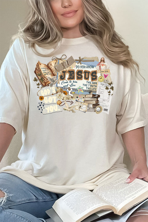 Do You Know Jesus Comfort Colors Adult Ring-Spun Cotton Tee