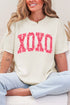 Faux Glitter XOXO Comfort Colors Adult Ring-Spun Cotton Tee