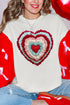 Faux Yarn Heart Collection Comfort Colors Adult Ring-Spun Cotton Tee