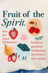 Got Fruit? Fruit Of The Spirit Front & Back Design Comfort Colors Adult Ring-Spun Cotton Tee
