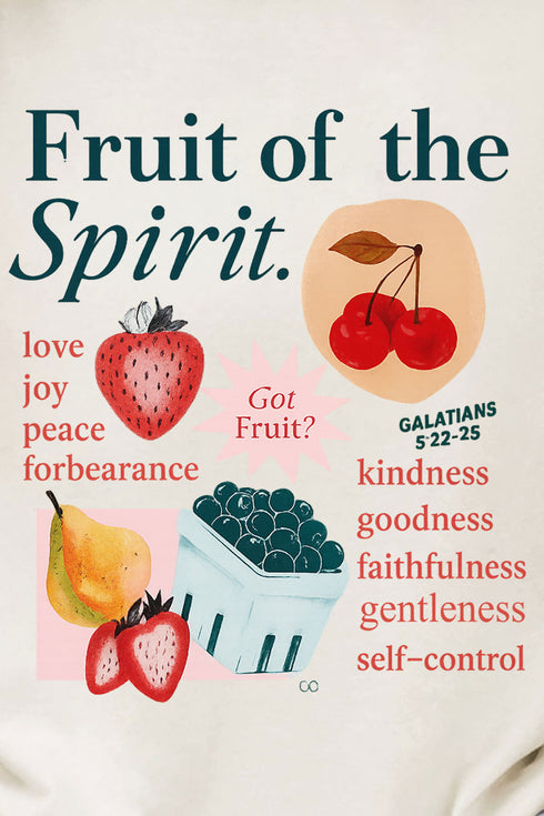 Got Fruit? Fruit Of The Spirit Comfort Colors Adult Ring-Spun Cotton Tee