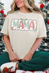 Green And Gingham Christmas Custom Name Comfort Colors Adult Ring-Spun Cotton Tee *Personalize Your Name