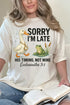 His Timing Not Mine Comfort Colors Adult Ring-Spun Cotton Tee