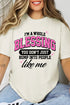I'm A Whole Blessing Comfort Colors Adult Ring-Spun Cotton Tee