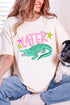 Pink Later Gator Comfort Colors Adult Ring-Spun Cotton Tee