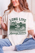 Long Live American Farmers Comfort Colors Adult Ring-Spun Cotton Tee