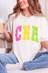 Personalized Neon Care Crew Comfort Colors Adult Ring-Spun Cotton Tee *Choose Title