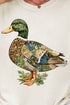 Patchwork Mallard Comfort Colors Adult Ring-Spun Cotton Tee