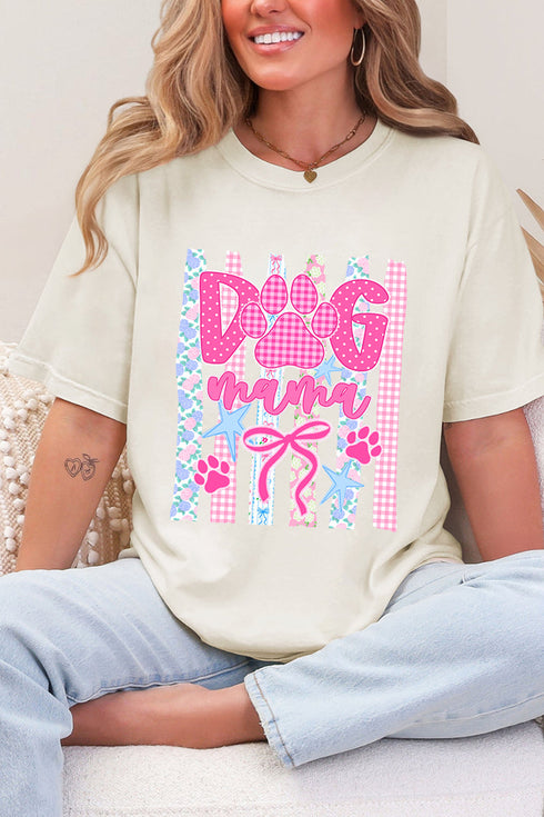 Pawfectly Pink Dog Mama Comfort Colors Adult Ring-Spun Cotton Tee