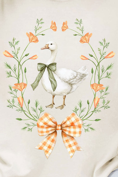 Peach Petals Goose Comfort Colors Adult Ring-Spun Cotton Tee