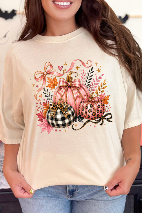 Pretty In Pumpkin Comfort Colors Adult Ring-Spun Cotton Tee