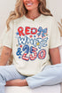 Red, White & 250 Comfort Colors Adult Ring-Spun Cotton Tee
