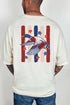 Red, White & Quack Front & Back Comfort Colors Adult Ring-Spun Cotton Tee