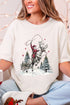 Retro Rodeo Santa Comfort Colors Adult Ring-Spun Cotton Tee