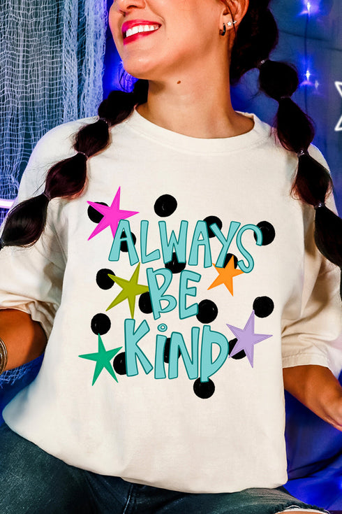 Stars Always Be Kind Comfort Colors Adult Ring-Spun Cotton Tee