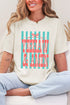 Striped Yeehaw & Amen Comfort Colors Adult Ring-Spun Cotton Tee