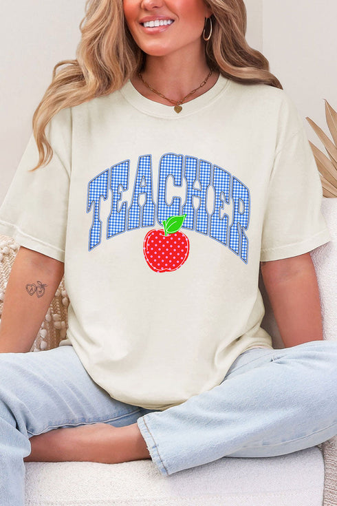 Sweet Apple Teacher Comfort Colors Adult Ring-Spun Cotton Tee