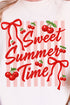 Cherry Sweet Summer Time Comfort Colors Adult Ring-Spun Cotton Tee