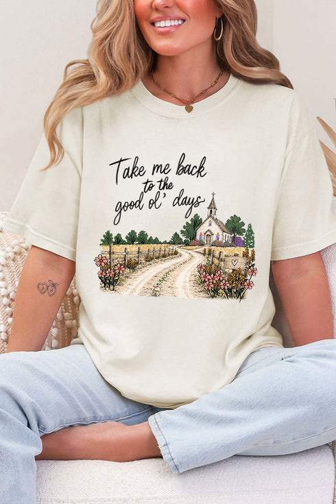 Take Me Back Comfort Colors Adult Ring-Spun Cotton Tee
